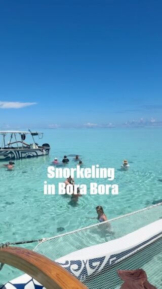 Our favorite excursion in Bora Bora was snorkeling with black tip reef sharks and stingrays. It was incredible to see these creatures up close! The tour took us to three different locations, which was also a great way to see the whole island. 

Tip: bring your own life vest (especially for kids) and snorkeling gear. 

#snorkeling #fourseasonsborabora #island #blacktipshark #stingrays #vacationtime #familyvacay #letstraveltoday