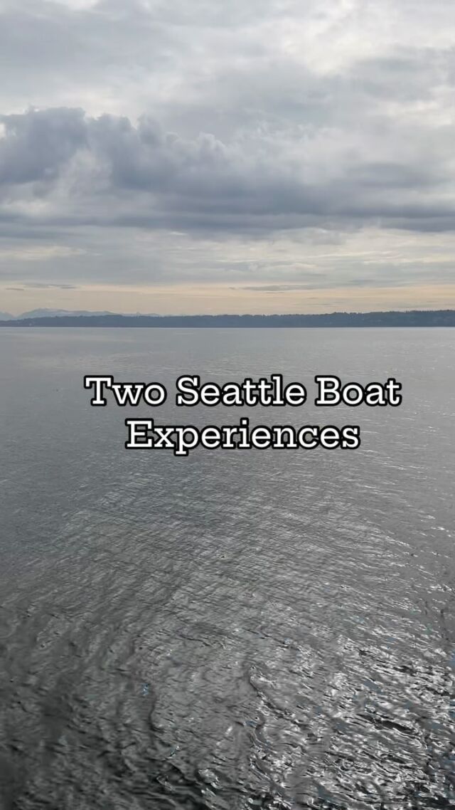 Don’t visit Seattle without experiencing the area by boat! 

⛵️ Charter a private sailboat for a sunset view! You’ll get great views of the city and Mount Rainier….and if you’re lucky wildlife! 

🛳️ Join a whale watching tour! In the summer there are many options to see whales from the comfort of a large boat! 

#seattle #sailboat #boating #pnwlife #familyvacay #whalewatching #traveltips