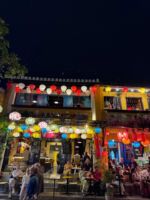 Hoi An, Vietnam was on my bucket list for so long! We were able to meet up with close friends here for the most magical evening! 

This was a busy area with so many restaurants and shops. Make sure to visit at night when everything lights up! 

Hoi An is full of history as a UNESCO World Heritage Site. 🇻🇳 

#hoianvietnam #unescoworldheritage #familyvacay #vacay #vietnamtravel